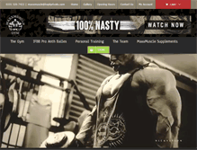 Tablet Screenshot of maxxmuscle-gym.com